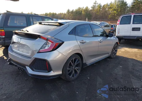 2018 Honda Civic Sport из США, поврежденный, VIN SHHFK7G45JU233136